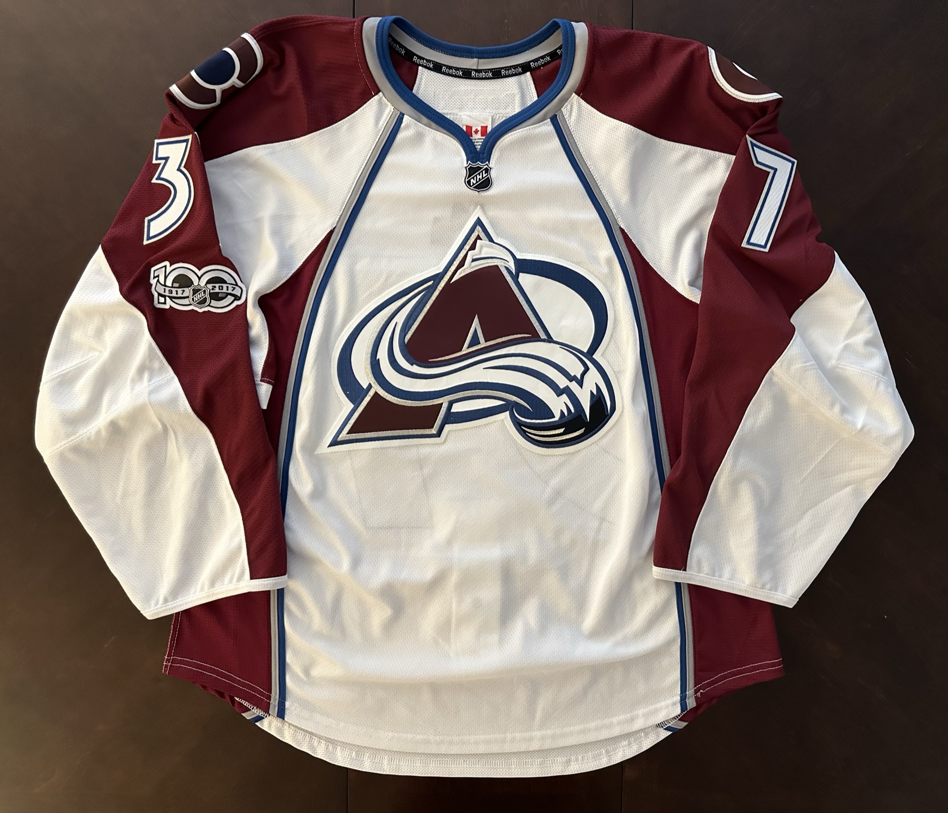 Colorado Avalanche No37 J.T. Compher Camo 2017 Veterans Day Stitched Jersey