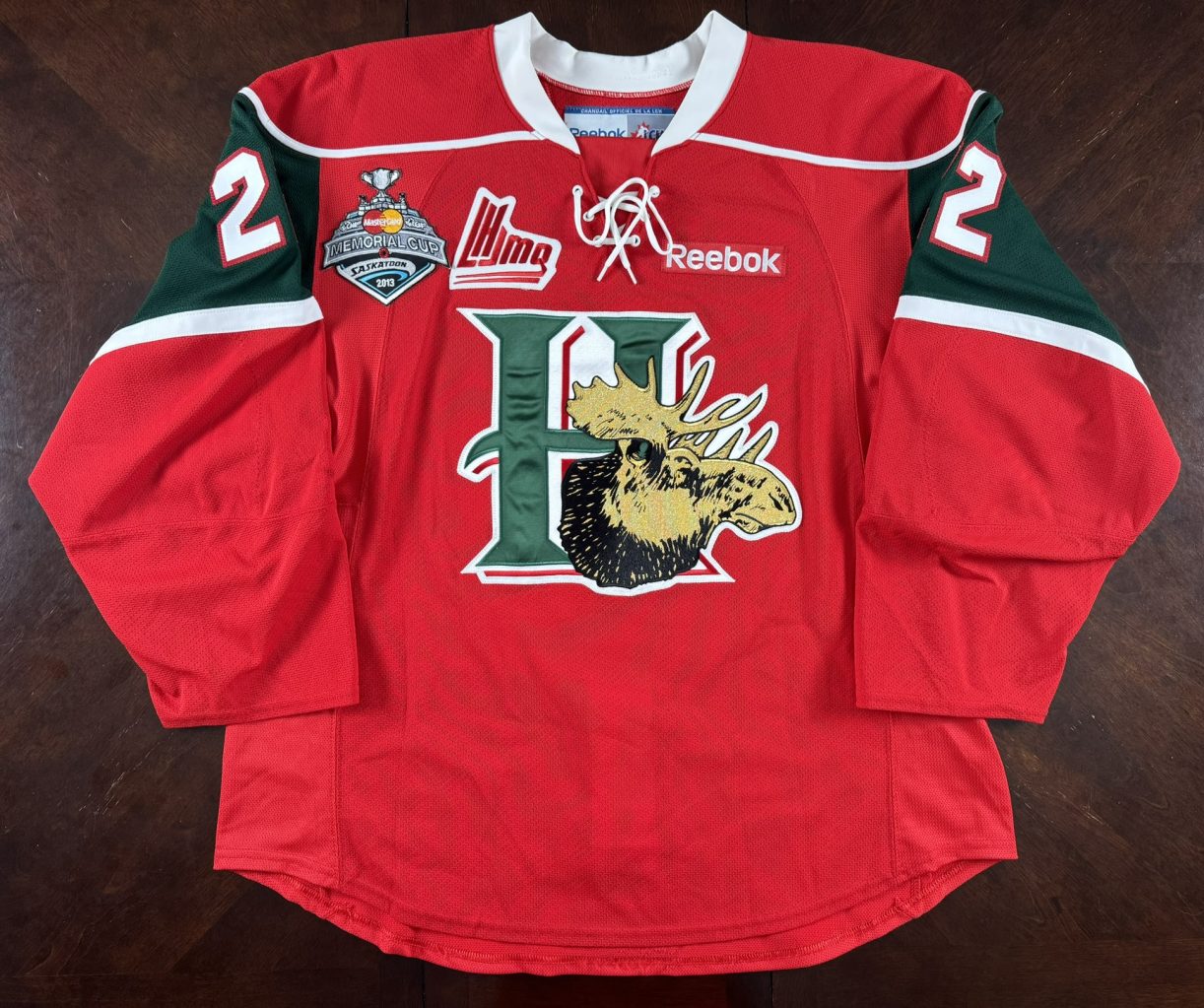 Halifax Mooseheads MacKinnon Red TI Downtown's Jerseys